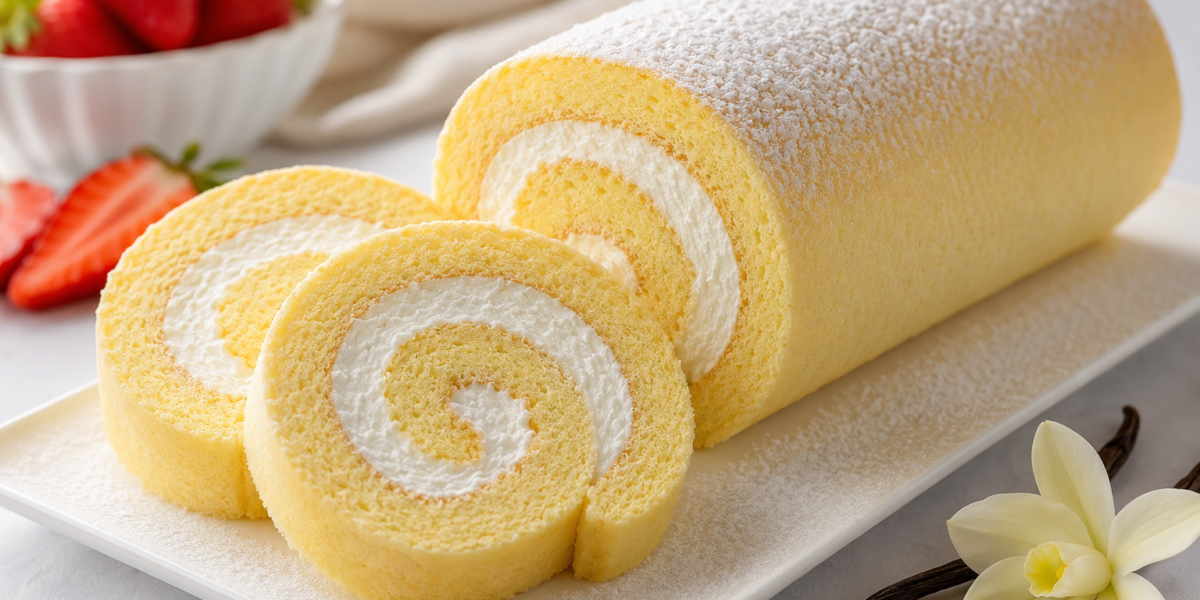 vanilla swiss cake roll recipe