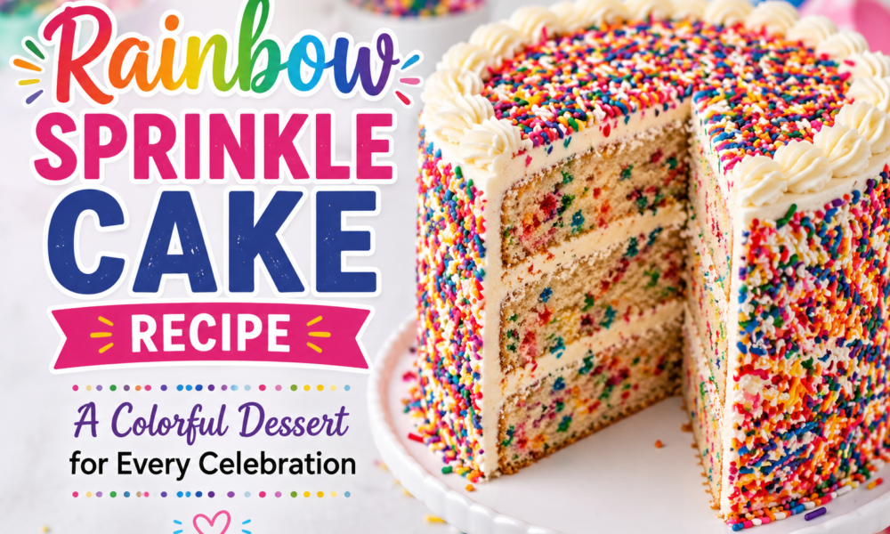 Rainbow Sprinkle Cake Recipe