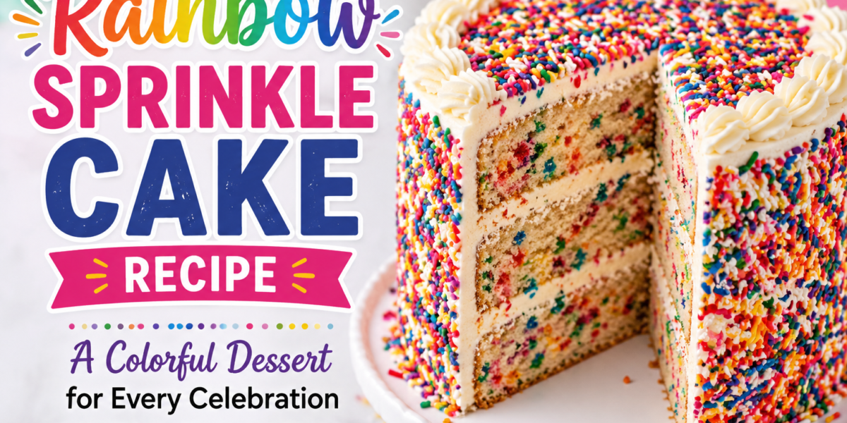 Rainbow Sprinkle Cake Recipe