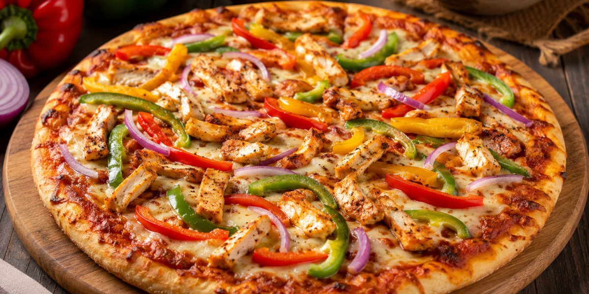 Chicken Fajita pizza recipe