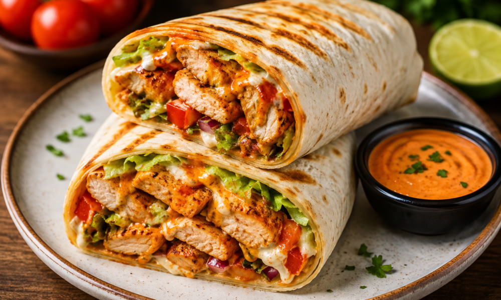 Peri Peri Chicken Wraps