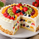 Birthday Fruit Cake Recipe