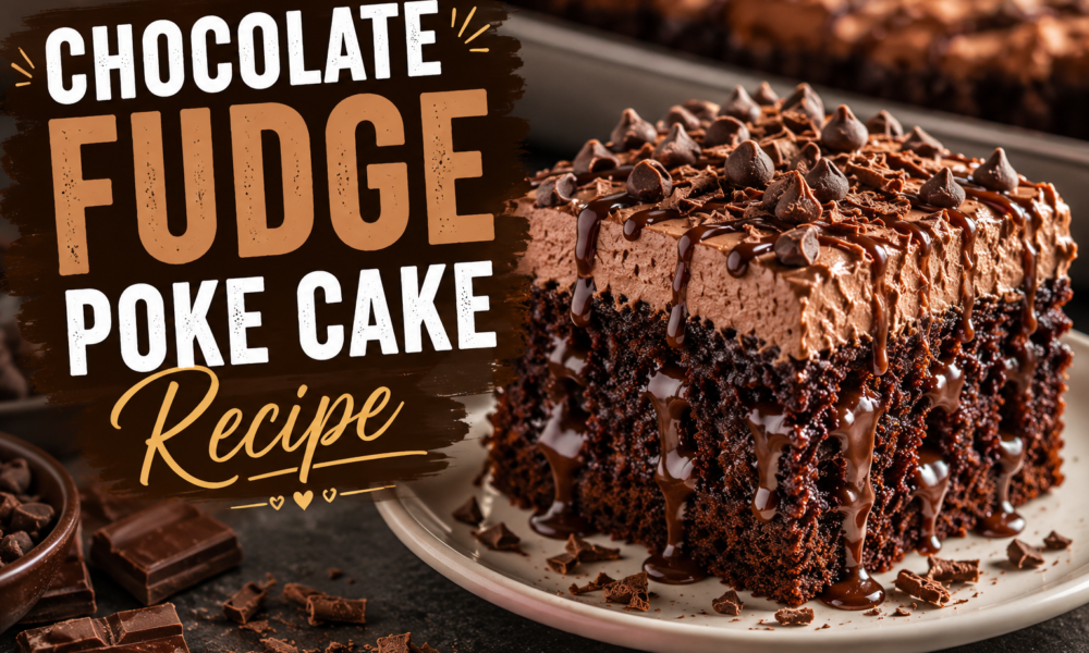 Chocolate Fudge Poke Cake Recipe