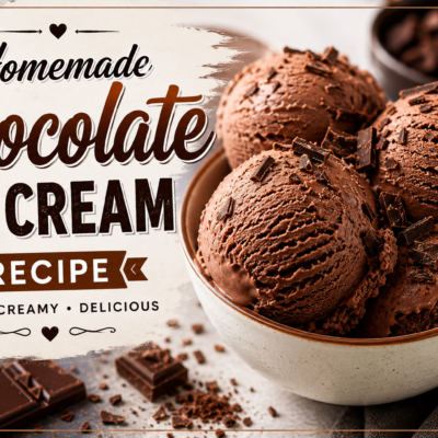 Homemade Chocolate Ice Cream Recipe
