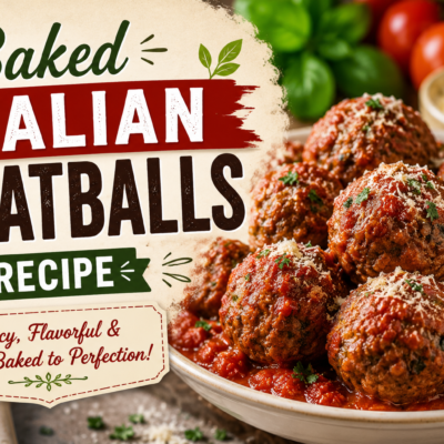 The Best Baked Italian Meatballs Recipe