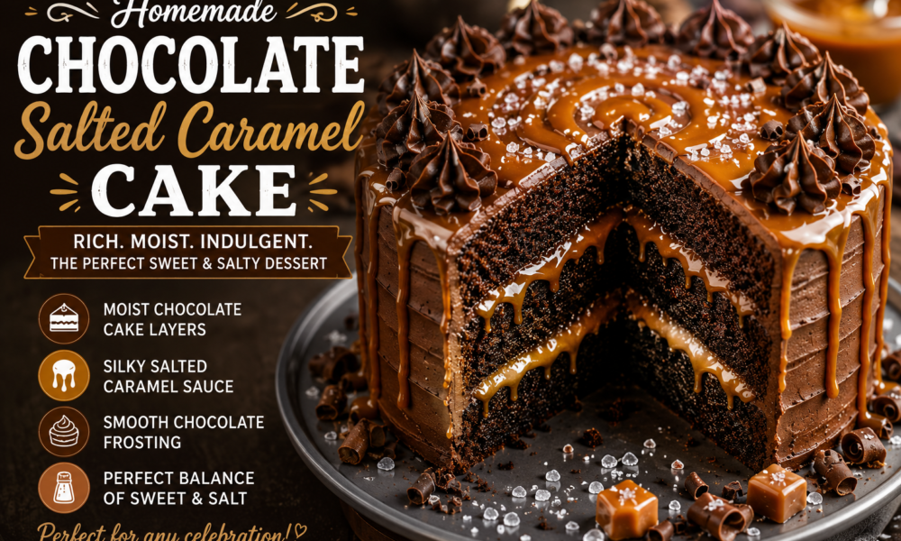 Chocolate Salted Caramel Cake Recipe