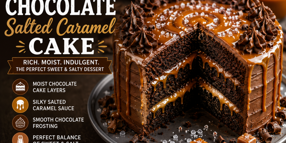 Chocolate Salted Caramel Cake Recipe