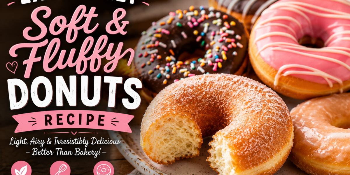 Extremely Soft and Fluffy Donuts Recipe
