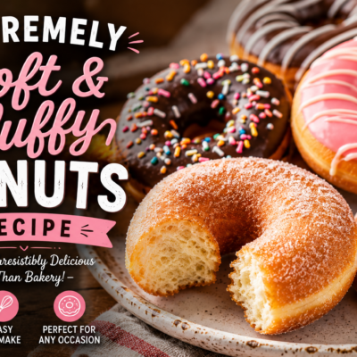 Extremely Soft and Fluffy Donuts Recipe