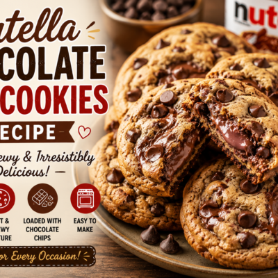 Nutella Chocolate Chip Cookies Recipe