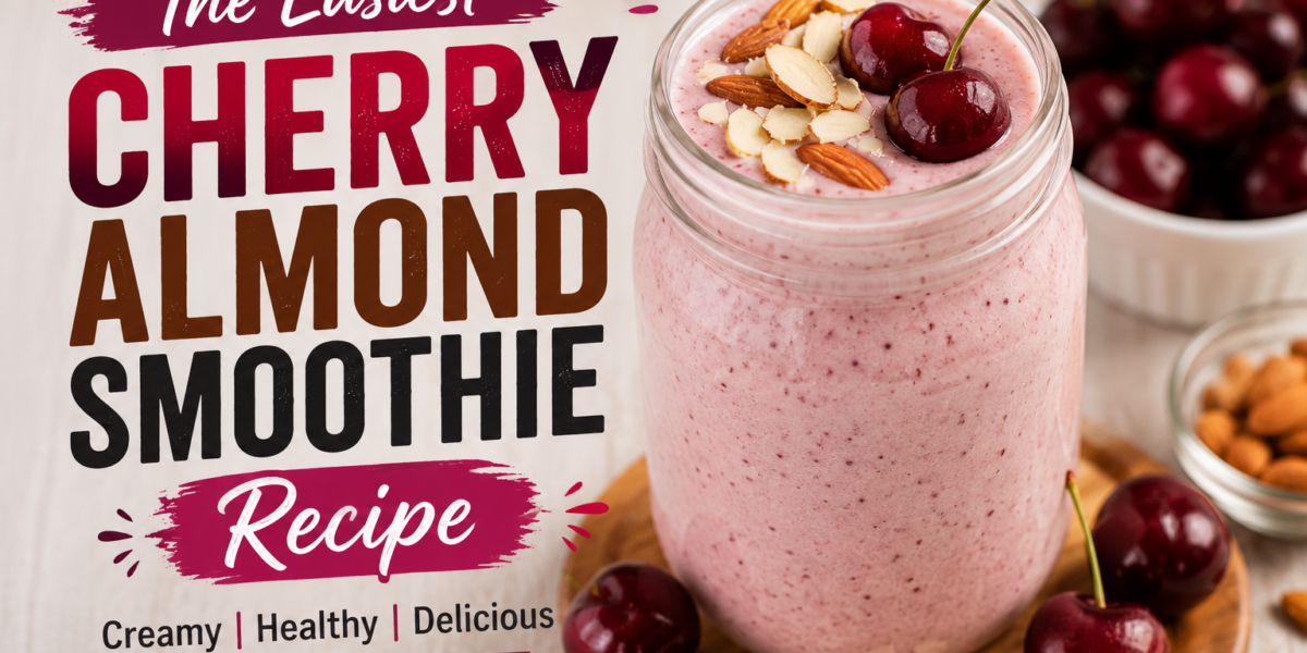 The Easiest Cherry Almond Smoothie Recipe