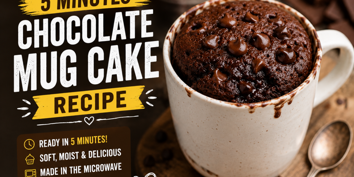 The Viral 5 Minutes Chocolate Mug Cake Recipe