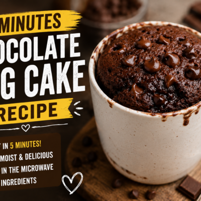 The Viral 5 Minutes Chocolate Mug Cake Recipe