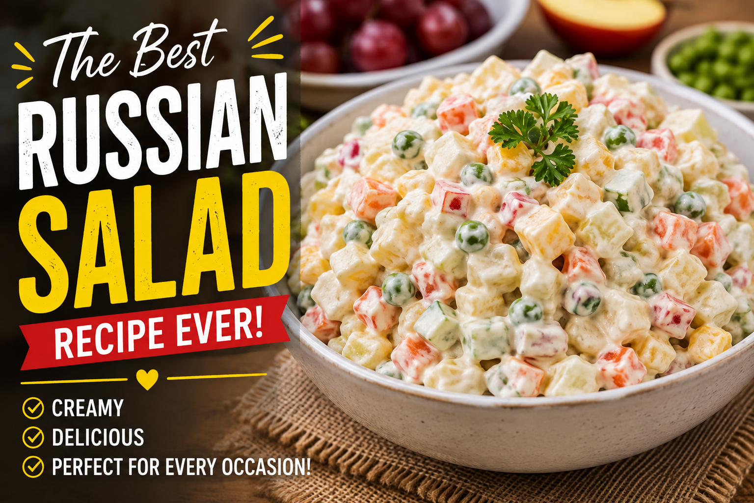 The Best Russian Salad Recipe Ever