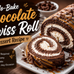 No-Bake Chocolate Swiss Roll Dessert Recipe