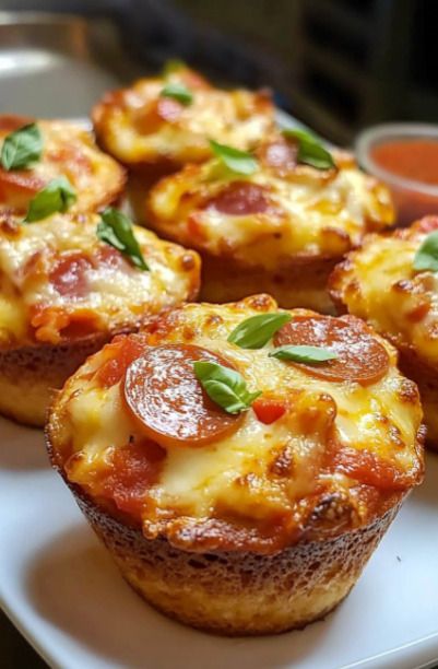 Homemade Pizza Muffins Recipe – Quick & Cheesy Snack